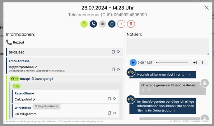 Antworten bearbeiten_Detailansicht