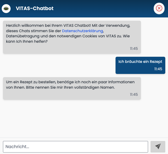 Chatbot_Kontaktansicht